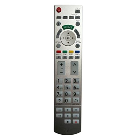 Aurabeam Ersatz TV Fernbedienung kompatibel mit Panasonic N2QAYB000842 Fernseher