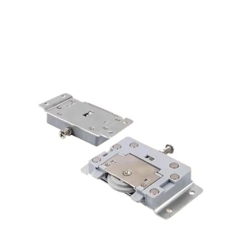 AQXYWYUI TV-Schrank Bücherregal Rutsche Wohnzimmer Küche Doppel-Duffer Schlitzfreie Plug-in Schiebetürschiene Push-Pull Hardware-Zubehör(A Style no track)