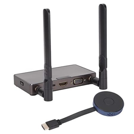 Wireless HDMI Transmitter, 2.4/5G HDMI VGA Funkübertragung, for Streaming Audio Video from PC, Laptop to TV, Projector