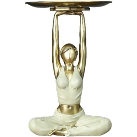 Exquisites Design Kreative Statue Yoga Form Moderne Kunst Hause Regal TV Schrank Wein Schrank Nachttisch Dekor Desktop Dekoration Zubehör Kunstwerk