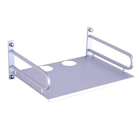 Wandhalterung aus Aluminium-Legierung, Regalhalterung für TV-Zubehör, WLAN-Router, TV-Box, Set-Top-Box