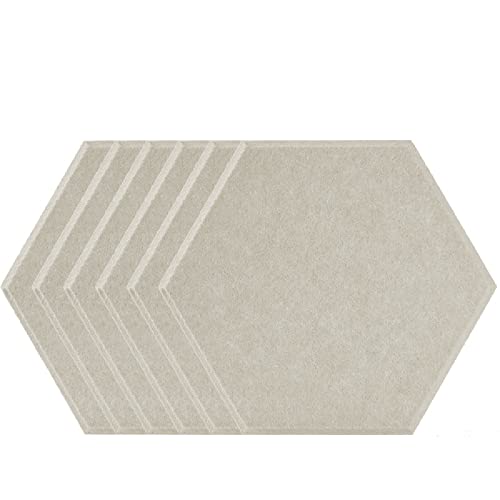 6 PCS Schalldichte Wandaufkleber Schallabsorbierende Wandaufkleber Familie Schlafzimmer Studio Schalldichte Dekoration Zubehör-Camel_1.0cm Hohe Dichte