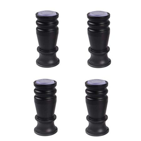 FWZJ Möbelbeine X4, Sofafüße, verstellbare Ersatzfüße aus Aluminiumlegierung, DIY-Metallhalterung, Bettschrank, TV-Schrank, Hardware-Zubehör, Schrauben