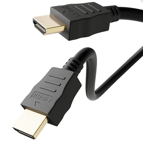 Goobay 51824 HDMI High Speed Kabel mit Ethernet, 4K, Ultra-HD, Full-HD, 3D, HDMI-Stecker > HDMI-Stecker, abwärtskompatibel, vergoldete Stecker, 10 m