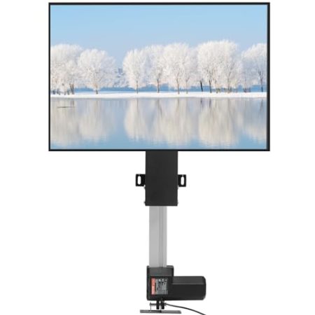 VEVOR TV-Ständer für LCD-LED-Plasmafernseher, automatischer TV-Ständer, Aufzug für Fernseher, TV Lift Halterung Höhe von 107,4 bis 187,2 cm, Höhenverstellbar & Stabil Max. 50 kg