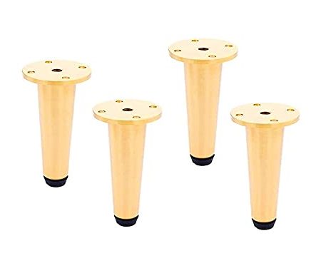 ZZYE Möbelfüße Metallersatzfüße X4,Beine für Möbel,TV-Kabinett/Schrankhalterung,Möbelbeine,DIY-Hardware-Zubehör Tischfüße (Size : 150mm)