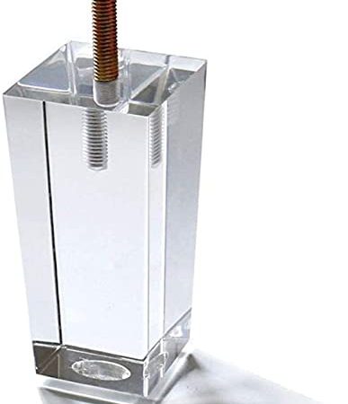 4-teilige Sofabeine, Acryl-Sofabeine, Möbeltischbeine, Schrankschränke, Möbelbeine, Möbel-Hardware-Zubehör (Größe: 12 cm)