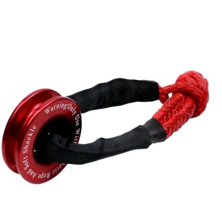 Abschleppwinden-Bergung Mit Weichem Schäkel, 41.000 Pfund Synthetisches Windenseil, Unverzichtbares Zubehör, Kompatibel Mit A*TV U*TV S*UV LKW-Bergung(Combination)