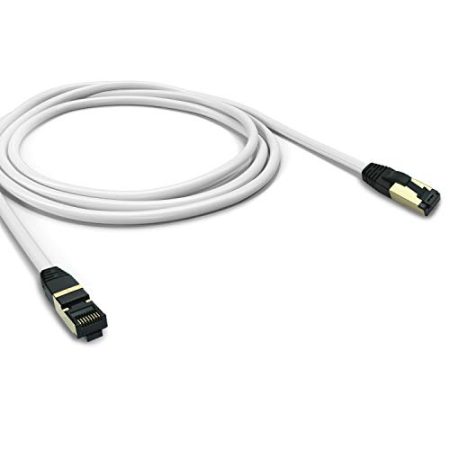 ARLI Cat 8 Netzwerkkabel: Cat8.1 Patchkabel 3m RJ45 S/FTP halogenfrei weiß 3 m Netzwerk Patch LAN Kabel Datenkabel bis zu 2000MHz / 40 Gbit / 40000 Mbit
