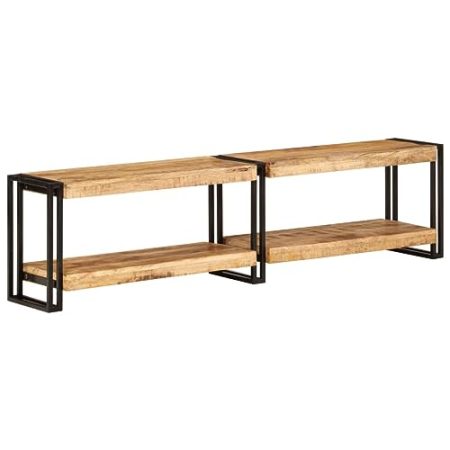 AUUIJKJF Home Outdoor OthersTV Schrank 160x30x40cm Massivholz Mango