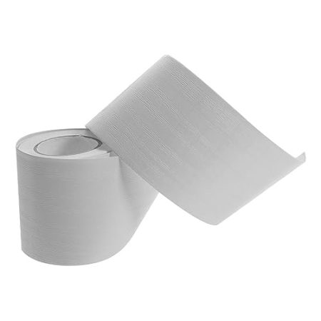 Hoement 2 Rollen Selbstklebende Sockelleistenabdeckung 5 m U Profil Gummidichtung Für Fußleisten Abziehen Und Aufkleben Doppelseitiges Klebeband Für Einfache Montage Und Kantenschutz