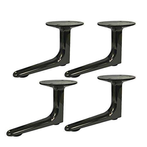 AADDFDD Tischbein Möbelbeine 4 Möbelbeine, Möbelstützbeine Schrankbeine Aluminium-Tischbeine Verwendet für Sofa-TV-Schrank Badezimmerschrank, DIY-Ersatz-Hardware-Zubehör