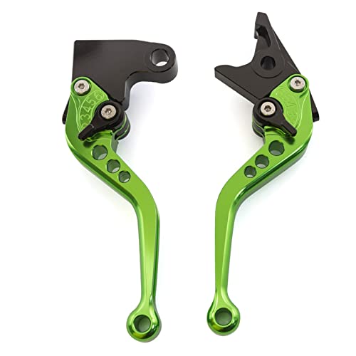 Lenkerkupplungs Set CNC Motorrad Einstellbare Bremse Kupplung Hebel Griff Zubehör Für Suzuki Für GSF1200 Bandit TV GSF 1200 1997-2000 Kupplungsbremshebel (Color : 147mm Green)