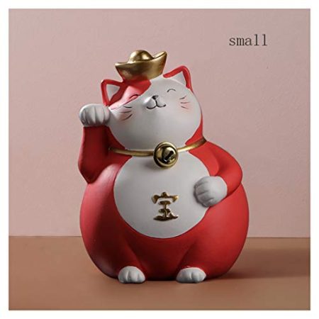 Auto-Dekoration Desktop-Ornamente Eröffnung von Lucky Cat Zubehör Dekoration Fortune Cat Wohnzimmer TV-Schrank Handwerk New Home Geschenke New Store Geschenke Desktop-Dekorationen ( Color : A , Size :