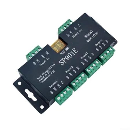 Yuanpgky SP901E LED Pixel WS2812B WS2811 SPI Signal Repeater Boost LED Signal, SP901E Single Signal Booster für verschiedene Lichtarten