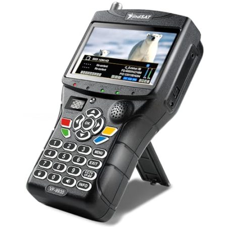 VF9930 Sat Finder Satfinder Digital satelliten Finder DVB-S2/S/T2/T/C 4,3" LCD Exakten Justierung Ihrer Sat-Antenne sat messgerät, Satellite Finder, satfinder mit satellitenerkennung