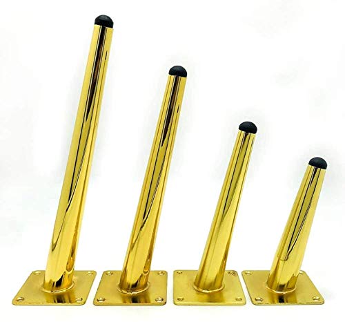 VAKUUM 4 * Sofabeine, Hardware-Zubehör, Ersatz-Tischbeine, Couchtischbeine, TV-Schrankbeine, geneigter Fuß, 30 cm