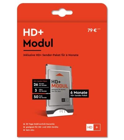 HD+ Modul inkl. HD+ Sender-Paket für 6 Monate gratis