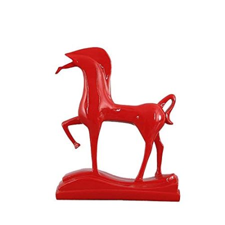 FENGWXINW Statue Dekoration Skulpturen Kriegspferd Dekoration Wohnzimmer Studie Tv Schrank Dekoration Zubehör