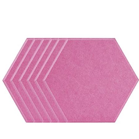 6 STÜCKE Schalldichte Wandaufkleber Schallabsorbierende Wandaufkleber Familie Schlafzimmer Studio Schalldichte Dekoration Zubehör-Rose_1.2cm Hohe Dichte