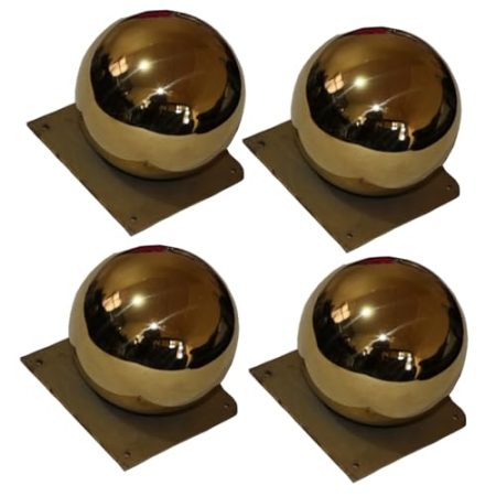 WWERTYY Vergoldete Sofabeine aus Edelstahl, Möbelfüße, Hardware-Zubehör