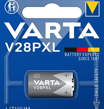 VARTA Batterien V28PXL Lithium Rundzelle, 1 Stück, 6V, Spezialbatterien für elektronische Geräte, mit langanhaltender, höchster Leistung