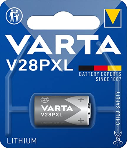 VARTA Batterien V28PXL Lithium Rundzelle, 1 Stück, 6V, Spezialbatterien für elektronische Geräte, mit langanhaltender, höchster Leistung