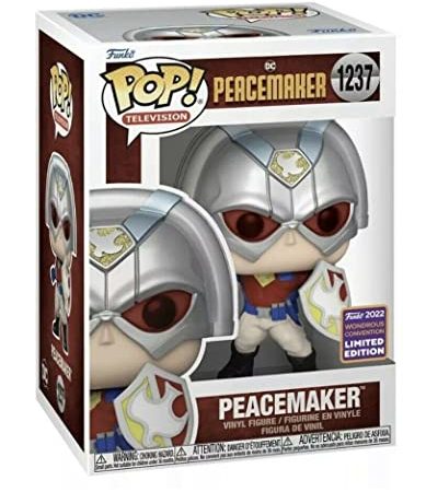 Funko Pop! TV: Peacemaker - Peacemaker mit Shield - Vinyl-Sammelfigur - Geschenkidee - Offizielle Handelswaren - Spielzeug Für Kinder und Erwachsene - TV Fans - Modellfigur Für Sammler und Display