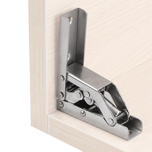 Verriegelungsscharniere – kaltgewalztes Stahl-Klapptischscharnier | robustes 90-Grad-Verriegelungsscharnier | Faltbare Schlossscharniere, Schlossverlängerung Stützhalterung, Tischstützscharnier für