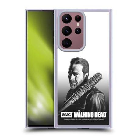 Head Case Designs Offizielle AMC The Walking Dead Negan Gefilterte Porträts Soft Gel Handyhülle Hülle kompatibel mit Samsung Galaxy S22 Ultra 5G