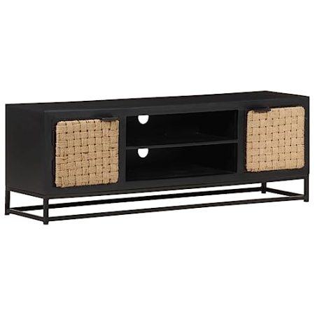 AIJUUKJP Furniture Home Tools TV-Schrank 120x30x40 cm Massivholz Mangoholz