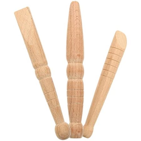 Healvian 3 Stücke Fußmassage Holz Triggerpunkt Drückerset Fuß Handmassage Massage Werkzeuge Holz Thai Massage Körper Für Beinen Schultern Rücken Akupunktur Massage