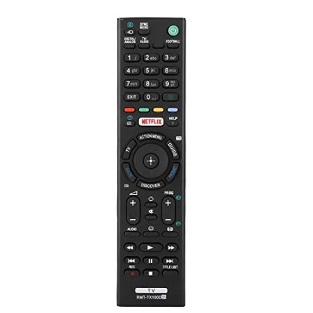 TV Fernbedienung für TV Fernbedienung Ersatz für RMT-TX100D, RMT-TX101J, RMT-TX102U, RMT-TX102D, RMT-TX101D, RMT-TX100E, RMT-TX101- Schwarz