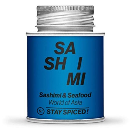 World of Asia von STAY SPICED ! I Sashimi & Seafood Gewürzmischung I Füllgewicht 80g | Japanisch verpackt in 170ml Schraubdose aus Weißblech zu 100% recyclebar
