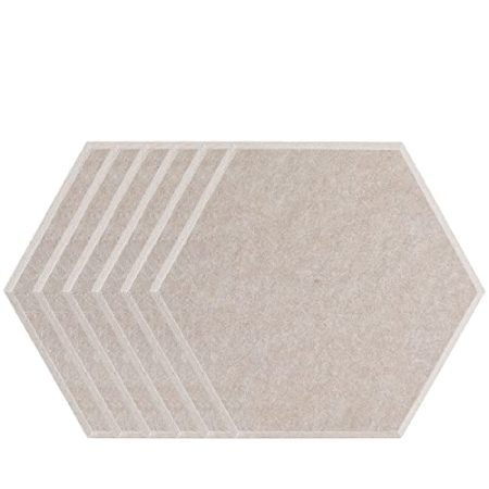 6 STÜCKE Schalldichte Wandaufkleber Schallabsorbierende Wandaufkleber Familie Schlafzimmer Studio Schalldichte Dekoration Zubehör-Dunkel Kamel_1.2cm Hohe Dichte