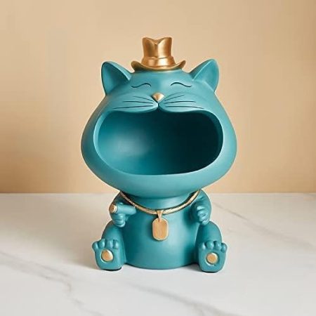 jiaquanwufeng-2022 Dekorative Ornamente Dekoration Zubehör Nordic Modern Creative Multifunktionale Aufbewahrungsbox Dekoration Harz Tier Figuren Neujahrsgüter Dekorative Statue (Type : Plum)