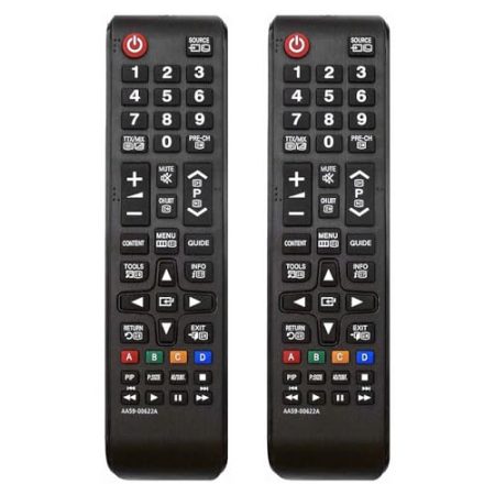 2Pcs AA59-00622A Ersatz Fernbedienung passend für Samsung TV LT19B300 LT19B300EW LT22B300 SMT19B300 SMT22B300 SMT23B350 SMT24B300 SMT24B301 SMT24B350 SMT27B350 T22B300EW T22B350EW T22C300EW
