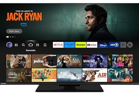 Toshiba 40 Zoll Fernseher Fire TV (Full HD, HDR, Smart TV, Triple-Tuner, Alexa Built-In, Bluetooth) 40LF3F63DAZ