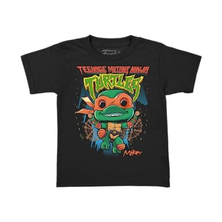 Funko Pocket POP! & Tee: Teenage Mutant Ninja Turtles (TMNT) - T-Shirt - Kleidung Mit Vinyl-Minifigur Zum Sammeln - Geschenkidee - Spielzeug Und Kurzärmeliges Top Für Erwachsene Männer Und Frauen