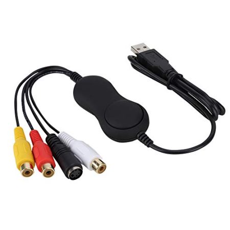 Topiky Game Capture Card, Cinch auf USB 2.0 Analog Video Grabber Adapter 1080P HD Recorder Kompatibel mit Windows, für Mac, für Linux