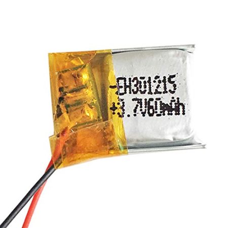 Akku 301215 LiPo 3.7V 60mAh 0.222Wh 1S 5C Liter Energy Battery Lithium Polymer Batterien Schutzplatine für Elektronik Wiederaufladbar - Nicht geeignet für Funksteuerung 17x12x4mm (60mAh|301215)