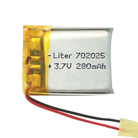 Akku 702025 LiPo 3.7V 280mAh 1.036Wh 1S 5C Liter Energy Battery Lithium Polymer Batterien Schutzplatine für Elektronik Wiederaufladbar - Nicht geeignet für Funksteuerung 27x20x7mm (280mAh|702025)
