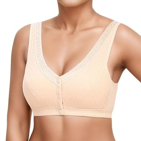 XTBFOOJ BH Vorderverschluss BH Damen mit bügel Push up 85b Riemchenrücken Corset Druckknopf Leggings für Schwangere Damen Umstandsmode unterwäsche Baumwolle Fitness Kleidung Damen broschen für