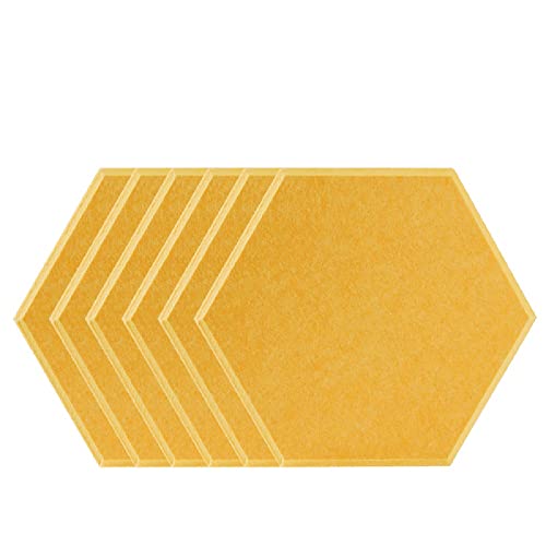 6 PCS Schalldichte Wandaufkleber Schallabsorbierende Wandaufkleber Familie Schlafzimmer Studio Schalldichte Dekoration Zubehör-Orange_1.2cm Hohe Dichte