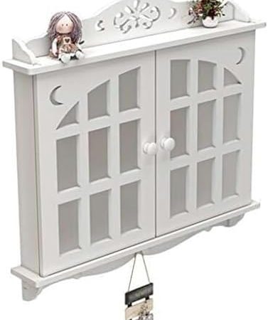 Aufbewahrungsbox Router,Box Wifi Router Halterung Set-Top Floating Wall Mounted Regal Halterung Für Tv Zubehör Wifi Router Tv Box Set Top Box Ständer/Weiß/45 * 33Cm