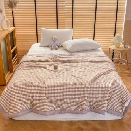 Gesteppter Bettüberwurf Blau Tagesdecke 150*200/200*230cm Einzel/Doppel Steppdecke Druck Wendedesign Bedspreads Aus Mikrofaser,Frühling/Sommer Überwurfdecke Einzelbett Unterfüttert Und Gesteppt ( Colo