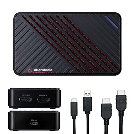 AVerMedia Live Gamer ULTRA – GC553 – Zum Aufnehmen von 4K60 HDR Inhalten – mit VRR-Unterstützung, ultraniedrige Latenz und Passthrough – Plug and Play für PS5 und Xbox Series X/S