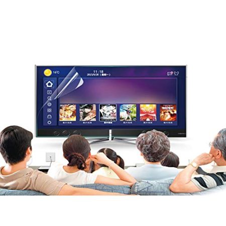 WLWLEO Matte Anti Blend-Bildschirmschutzfolie Für 50-70-Zoll-TV Antiblauer Lichtfilterfilm Machen Sie das Licht weich Augenstamm lindern Anti-Kratzer-Anti-Fleck-Film TV-Zubehör,70" 1561×900mm