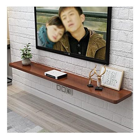 Fernsehkonsole aus Holz für Wohnzimmer - Schwebender TV-Ständer Schrank, Wandmontierter TV-Ständerschrank, TV-Wandschränke für Wohnzimmer