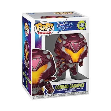 Funko Pop! Movies: DC - Blue Beetle - Carapax - Vinyl-Sammelfigur - Geschenkidee - Offizielle Handelswaren - Spielzeug Für Kinder und Erwachsene - Movies Fans - Modellfigur Für Sammler